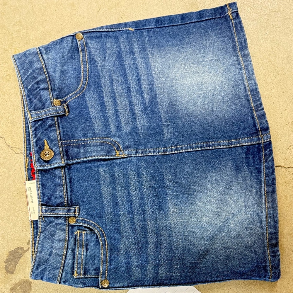 Arizona Jean Dark Blue Denim Skirt